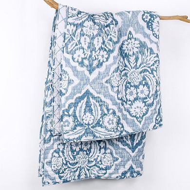 Levtex Home Becker Blue Quilted Throw