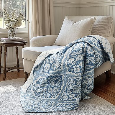 Levtex Home Becker Blue Quilted Throw