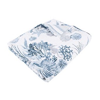 Levtex Home Coral Landing Quilted Throw
