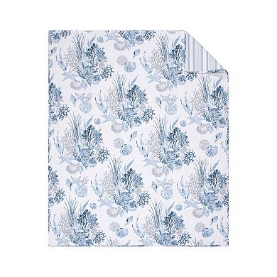 Levtex Home Coral Landing Quilted Throw