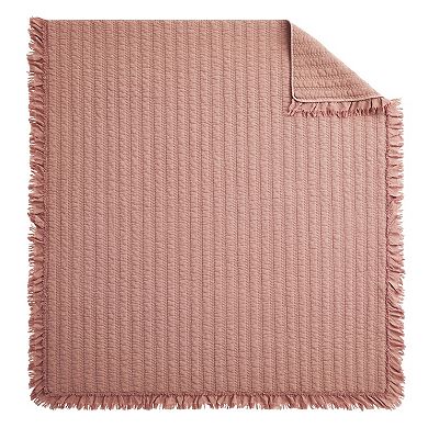 Levtex Home Wilhemina Dusty Rose Quilted Throw