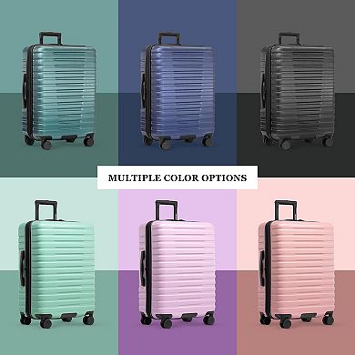 US Traveler Boren 3-pc. Hardside Rugged Spinner Luggage Set