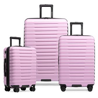 US Traveler Boren 3 pc Hardside Rugged Spinner Luggage Set