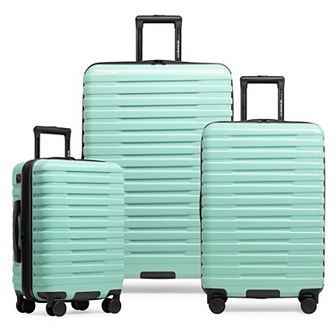 US Traveler Boren 3 pc Hardside Rugged Spinner Luggage Set