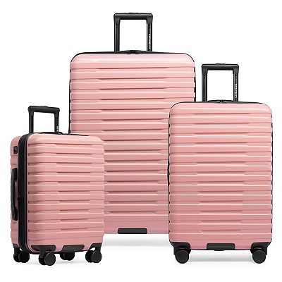 US Traveler Boren Hardside Rugged Spinner Luggage Set