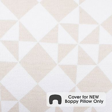 Boppy Organic Cotton Nursing Pillow Cover - Beige Checkered