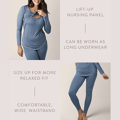Maternity Kindred Bravely Jane Nursing 2-pc. Pajama Top & Pajama Bottoms Set