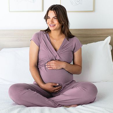 Maternity Kindred Bravely Davy Pajama Top & Pajama Bottoms Set