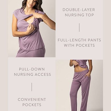 Maternity Kindred Bravely Davy Pajama Top & Pajama Bottoms Set