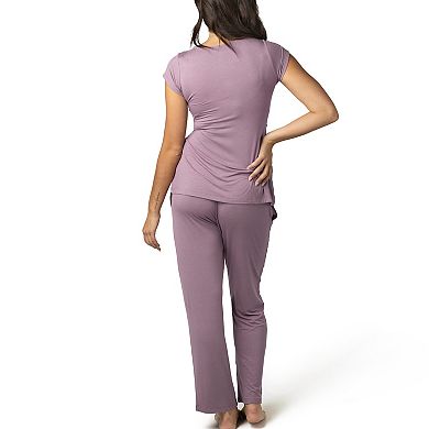Maternity Kindred Bravely Davy Pajama Top & Pajama Bottoms Set