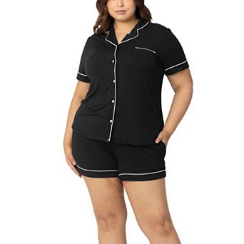 Maternity Kindred Bravely Clea Short Sleeve Pajama Top & Pajama Shorts Set