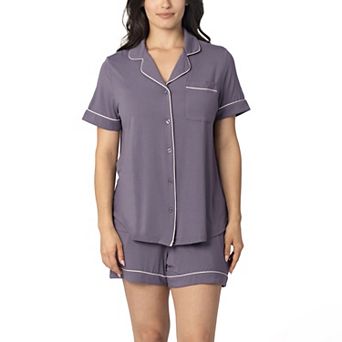 Maternity Kindred Bravely Clea Short Sleeve Pajama Top & Pajama Shorts Set