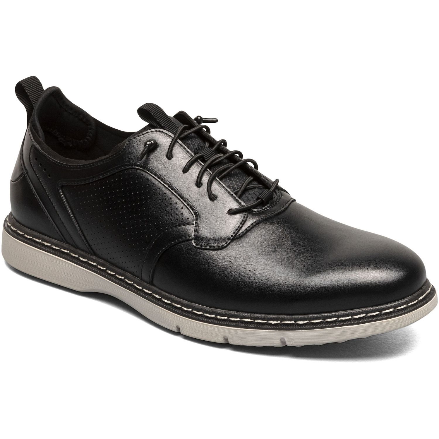 Мужские туфли Stacy Adams Score Plain Toe Oxford, цвет: Чёрный — фото 1