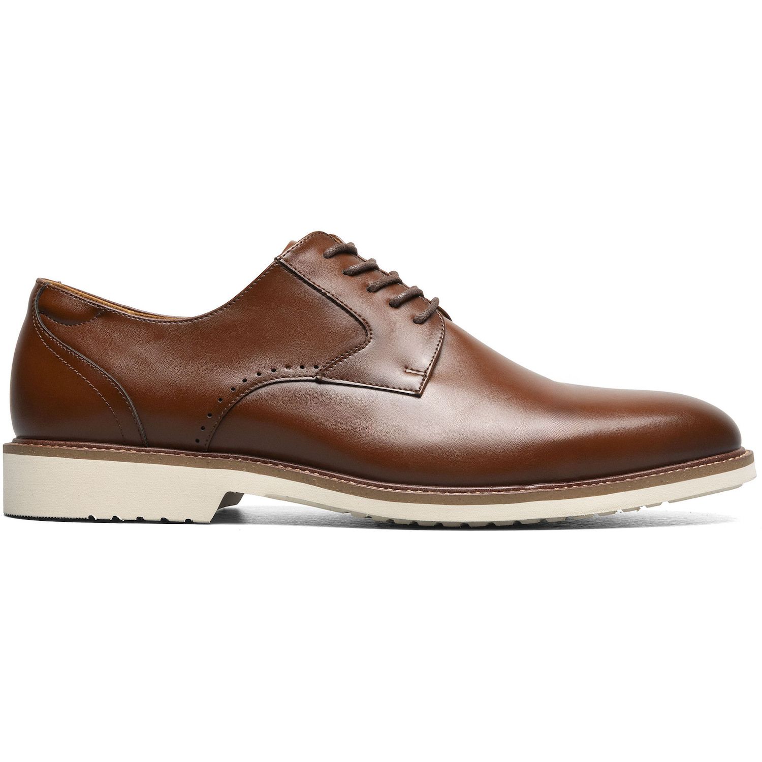 Stacey Adams Vinson Plain Toe Men\'s Lace Up Cognac  Oxfords NIB 11.5 Stacy Adams Vinson Men main image 2