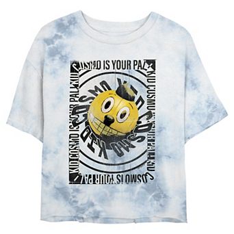Juniors' The Electric State Kid Cosmo Is Your Pal Swirl Cropped Graphic Tee
