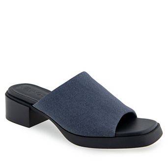 Aerosoles Denise Women's Block Heeled Slide Sandals