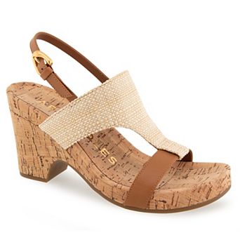 Aerosoles Mackenzie Women's Slingback Wedge Sandals