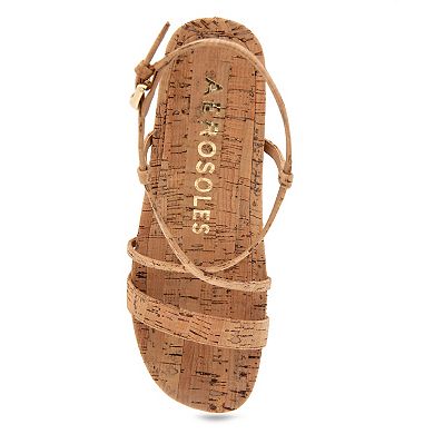 Aerosoles Miles Women's Strappy Wedge Sandals
