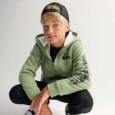 Boys 8-20 Quiksilver Sherpa Full Zip Hoodie