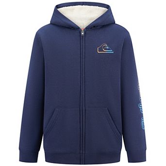 Boys 8-20 Quiksilver Sherpa Full Zip Hoodie