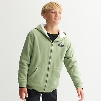 Boys 8-20 Quiksilver Sherpa Full Zip Hoodie
