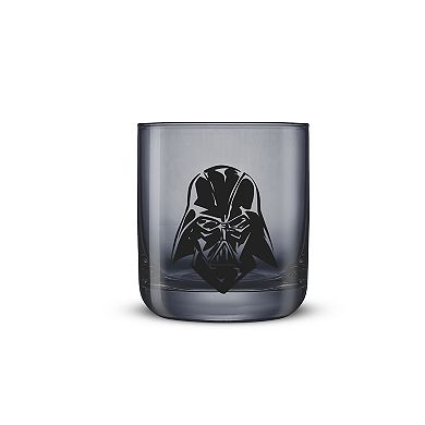 JoyJolt Star Wars™ 2-Piece Dark Side Monochrome Short Drinking Glasses