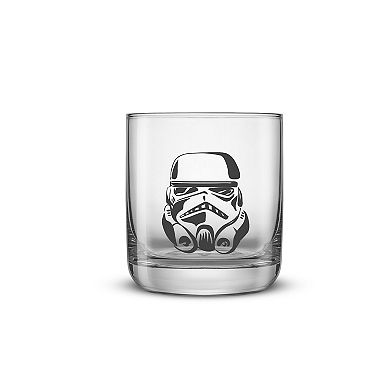 JoyJolt Star Wars™ 2-Piece Dark Side Monochrome Short Drinking Glasses
