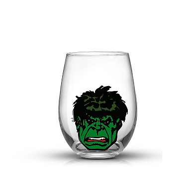 JoyJolt Marvel Heroes 4-Piece Stemless Drinking Glasses