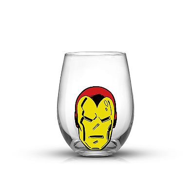 JoyJolt Marvel Heroes 4-Piece Stemless Drinking Glasses