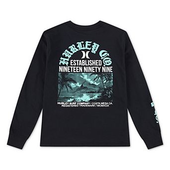 Boys 8-20 Hurley Gothic Skater Long Sleeve T-shirt