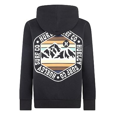 Boys 8-20 Hurley Graphic Fleece Oversized Pullover Hoodie