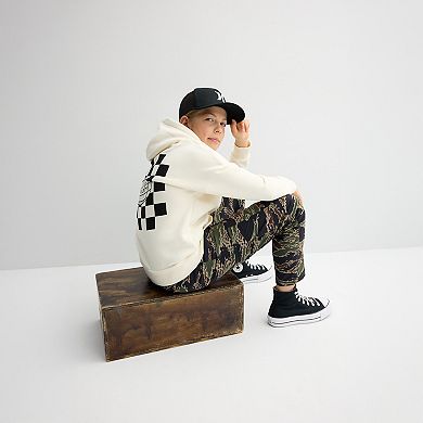 Boys 8-20 Hurley Graphic Fleece Oversized Pullover Hoodie