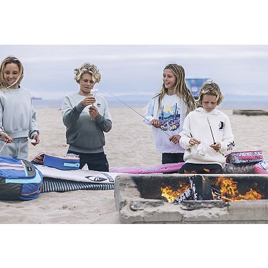 Boys 8-20 Hurley Graphic Fleece Oversized Pullover Hoodie