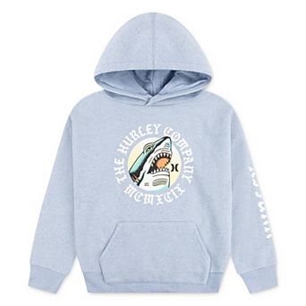 Boys 8-20 Hurley Graphic Fleece Oversized Pullover Hoodie