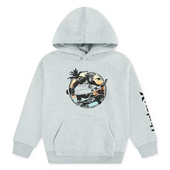 Boys 8-20 Hurley Oversized Surfer Monkey Graphic Fleece Pullover Hoodie