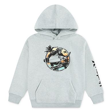 Boys 8-20 Hurley Oversized Surfer Monkey Graphic Fleece Pullover Hoodie