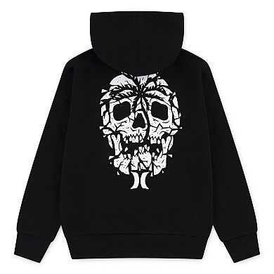 Boys 8-20 Hurley Skull Fleece Oversized Graphic Pullover Hoodie