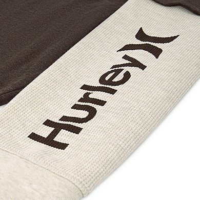 Boys 8-20 Hurley Graphic Hooded Twofer Lightweight Pullover T-shirt