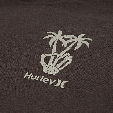 Boys 8-20 Hurley Graphic Hooded Twofer Lightweight Pullover T-shirt