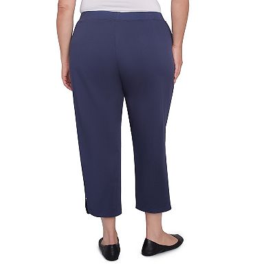 Plus Size Alfred Dunner Tailored Tulip Hem Capri Pants