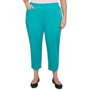 Plus Size Alfred Dunner Tailored Tulip Hem Capri Pants