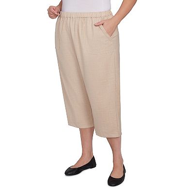 Plus Size Alfred Dunner Relaxed Fit Capri Pants