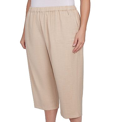 Plus Size Alfred Dunner Relaxed Fit Capri Pants