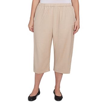 Plus Size Alfred Dunner Relaxed Fit Capri Pants