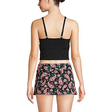 Women's Lands' End DDD-Cup V-Neck Wrap Tankini Swim Top