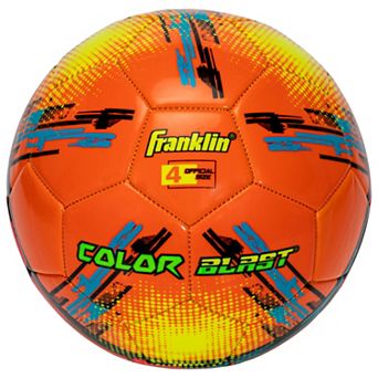 Franklin Sports Color Blast Size 4 Kids Soccer Ball