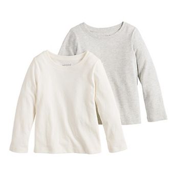 Baby & Toddler Girls Jumping Beans® 2-Pack Essential Long Sleeve Tee Set