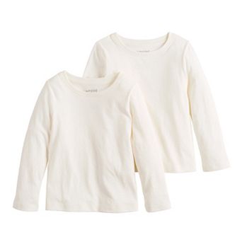 Baby & Toddler Girls Jumping Beans® 2-Pack Essential Long Sleeve Tee Set