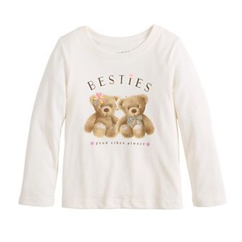 Baby & Toddler Girl Jumping Beans® Core Long Sleeve Graphic Tee