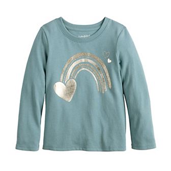 Baby & Toddler Girl Jumping Beans® Core Long Sleeve Graphic Tee